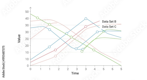 Multiple Lines on a Graph Chart.