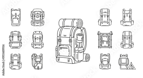 Detailed drawings of various machinery parts.