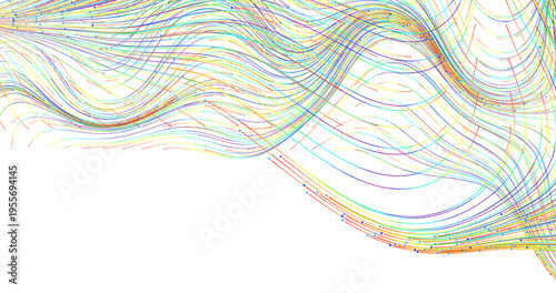 Abstract artwork featuring ...