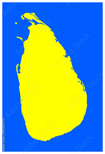 Map of Sri Lanka | Outline Map of Sri Lanka Vector map for Reuse in adobe illustrator