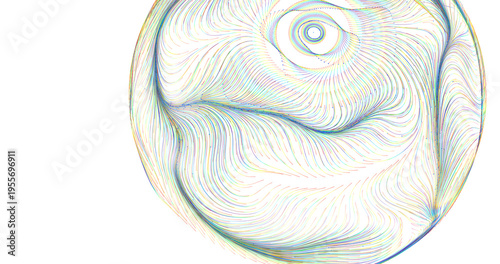 Unique artistic abstract pa...