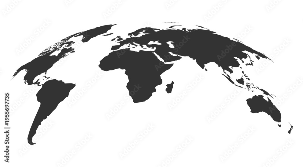 Naklejka premium map of the world vector illustration