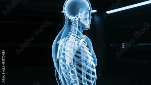 x ray image of human head