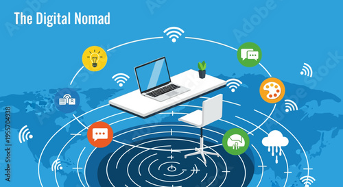 Pixel art illustration of a green office chair surrounded by plants and a trophy