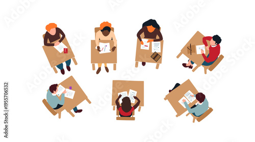 A focused woman works on her laptop in a bright cafe. This image conveys productivity and modern work lifestyle, ideal for illustrating remote work or