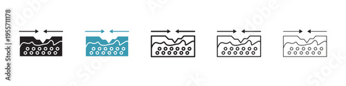 Skin healing icon in flat style. Basic vector symbol illustration