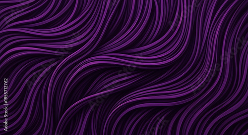 Abstract purple wave pattern with gradient lines