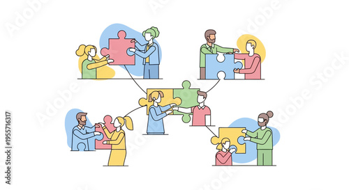 People Working Together in Teams.