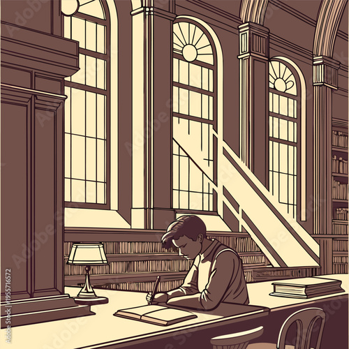 man sitting on the window