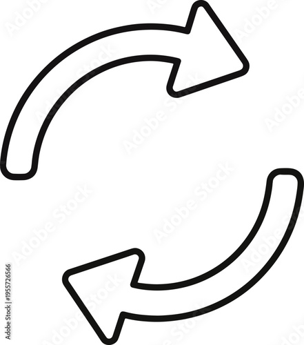 Black Arrows in Circular Motion.