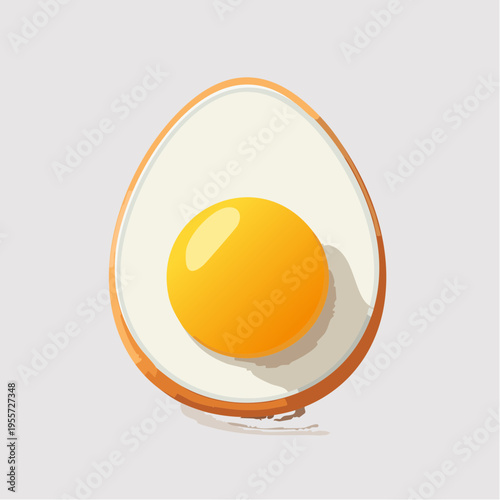 Einfaches Frühstücksei