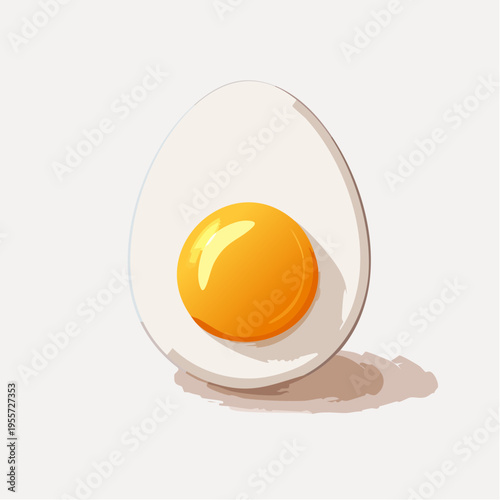 Einfaches Frühstücksei