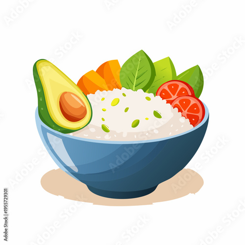 Minimalistische Buddha Bowl