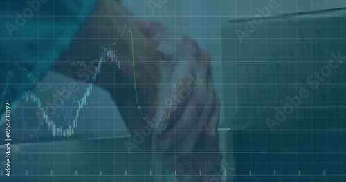 Soap pump starting scrub-clad hands entering soaping and rinsing under faucet grid tracking hygiene