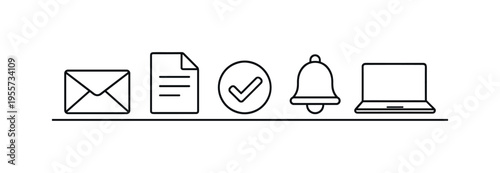 Reliable digital correspondence and organized email workflow helping businesses manage messages, notifications, and document exchange in daily operations, an envelope mail icon, a