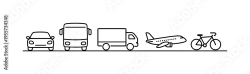 Modern transportation system and urban mobility services supporting everyday commuting, logistics, and connected city infrastructure for efficient movement, a car front view, a bus