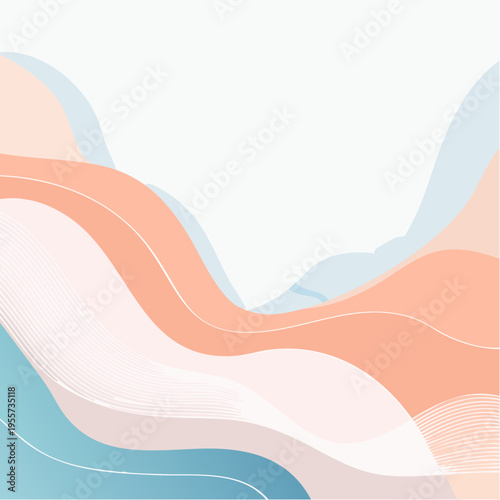Moderner Hintergrund mit organischen Formen