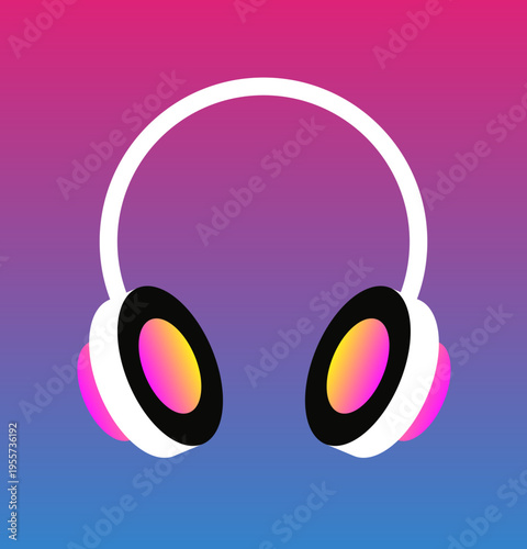 Modern White Headphones