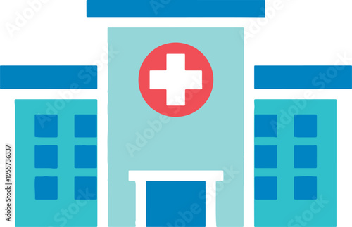 Medical Building Hospital Entrance Structure.