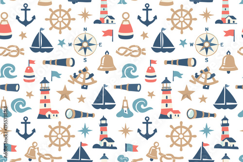 Classic maritime tradition and ocean adventure spirit with timeless nautical symbolism theme