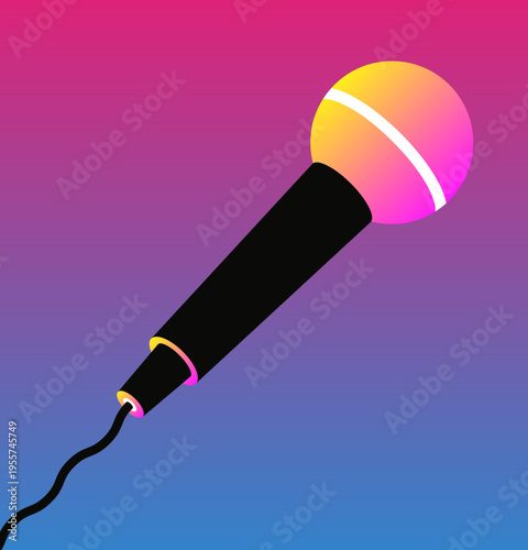 Microphone Device Clean Sound Equipment Concept