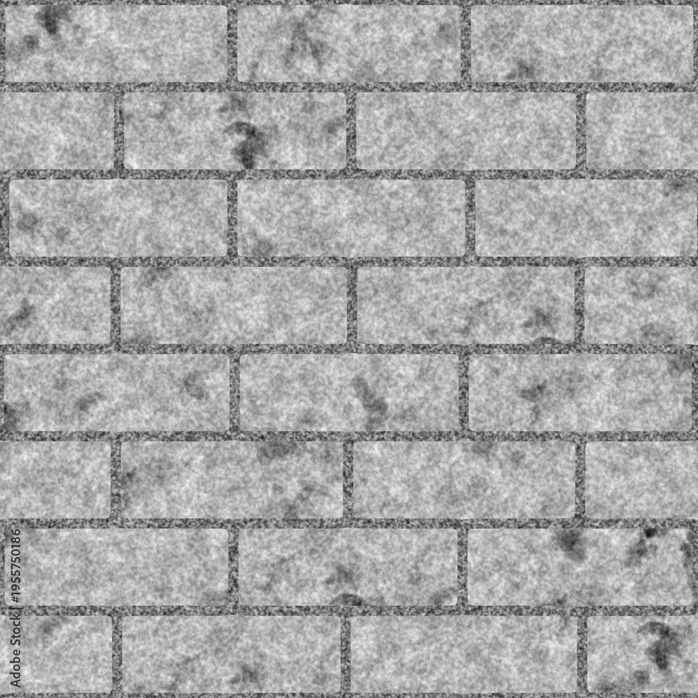 Fototapeta premium Light Grey Marbled Stone Brick Wall Texture