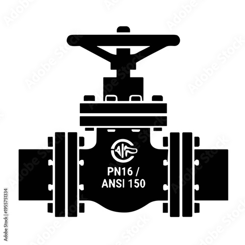 vector illustration industrial valves