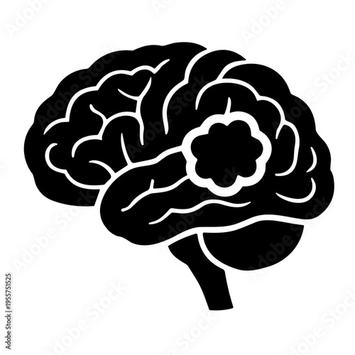 human brain vector illustration