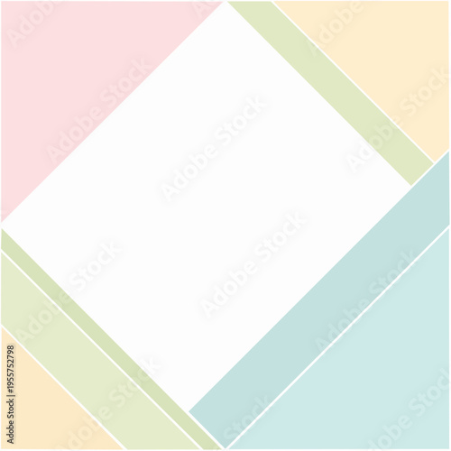 Moderner Hintergrund mit geometrischen Farbflächen