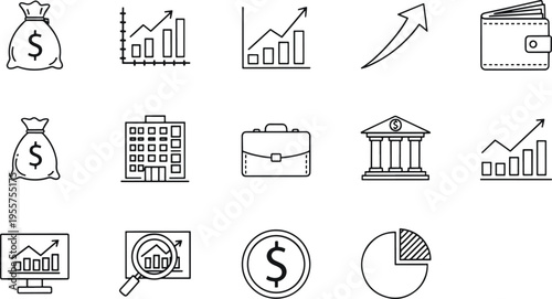 A collection of icons representing automation and technology