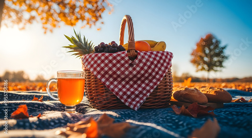 Autumn Picnic Basket – Seasonal Lifestyle Photography