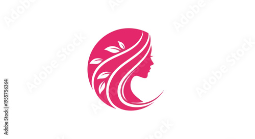 Woman profile icon vector illustration