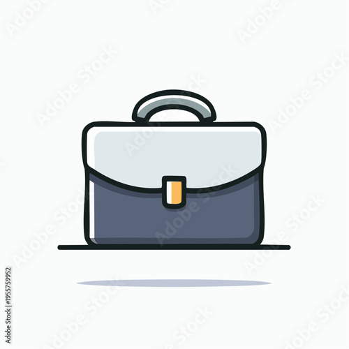 Business Icon Aktentasche minimalistisch