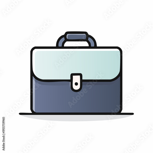 Business Icon Aktentasche minimalistisch