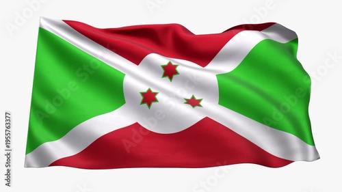 Burundi_Realistic_Flag_animated_Seamless_Loop