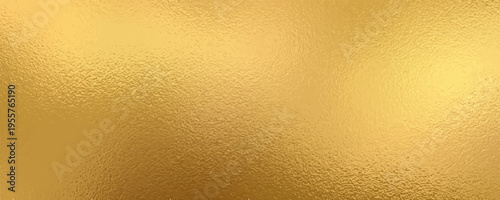 Gold foil leaf texture, glass effect background vector illustration.