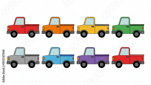 Set of Modern Kitchen Furniture and Interior Decor Elements Including Cabinets Shelves Plants and Countertops Flat Vector Illustration