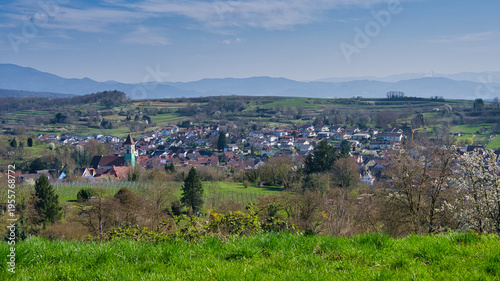 Blick auf Malterdingen im Breisgau