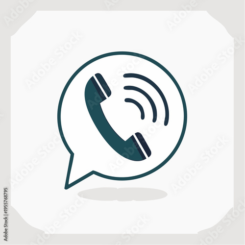 Telefon Icon minimalistisch