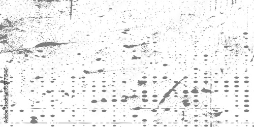 Minimal white grunge texture background, faded halftone dots, scratch paper effect, soft grain, abstract dust overlay, modern graphic design background, monochrome palette, subtle distressed pattern.