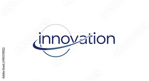 Innovation concept logo design.