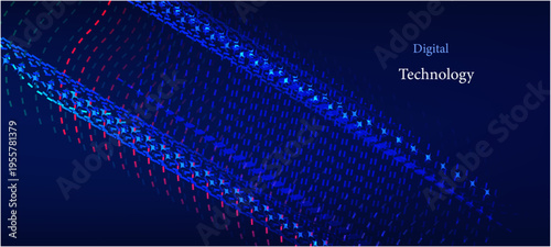 Vector network connection. Abstract mesh, molecular plexus line and cyberspace. abstract blue background with lines