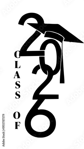 Modern graduation design showing 