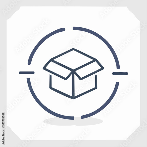 Paket Icon Lieferung einfach