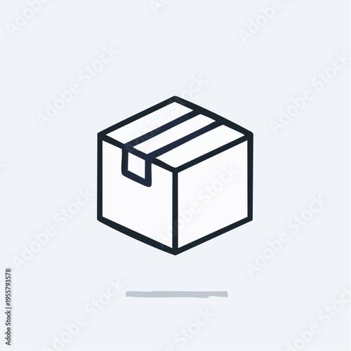 Paket Icon Lieferung einfach