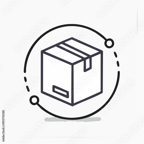 Paket Icon Lieferung einfach
