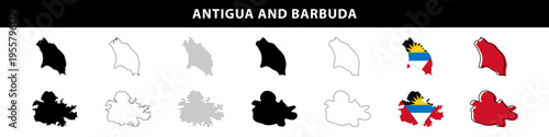Map of Antigua and Barbuda