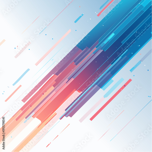 Digital Glitch Line Effect