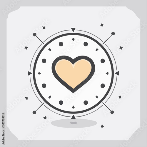 Herz Icon Favorit minimalistisch