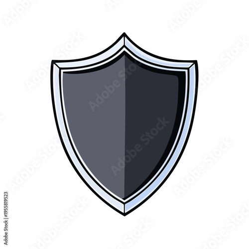 Classic Shield Emblem Isolated on White Background Free Download Classic Shield Emblem Isolated on White Background - GFXLoad